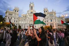 Protesta pro Palestina  Madrid/ Europa Press 