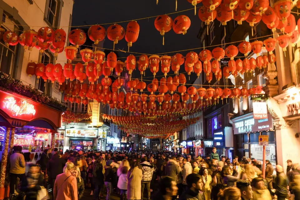 Año nuevo en China - celebración de China