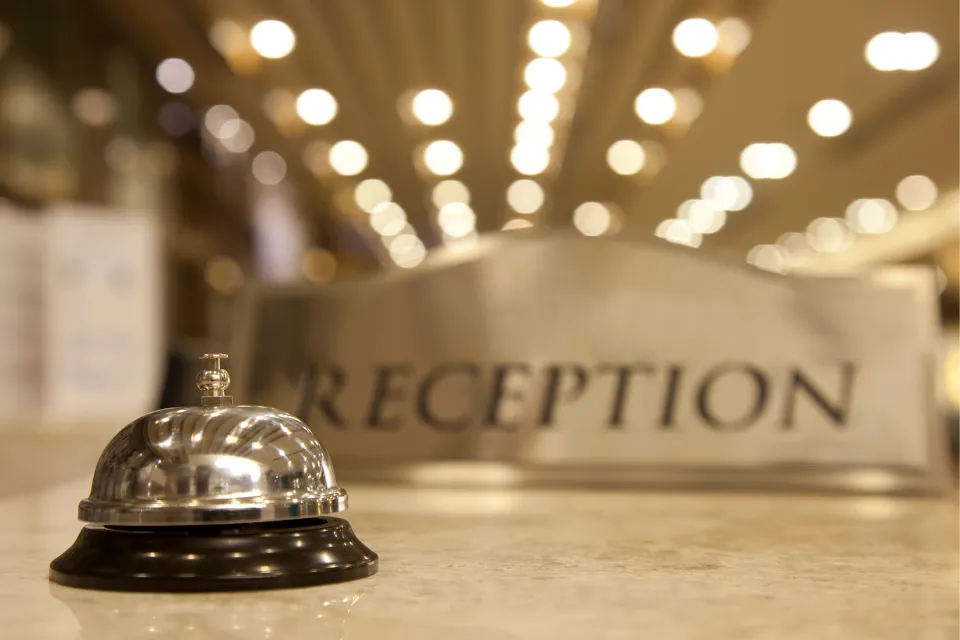 Recepción de hotel