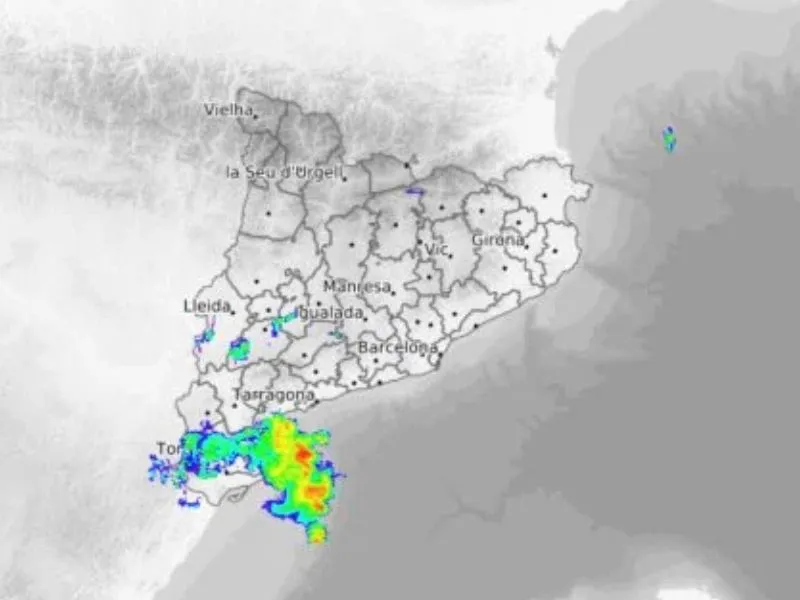 meteocat-alerta-lluvias-cataluna|Foto: OK Diario/Meteocat Cataluña se prepara para un temporal inusual con lluvias intensas, tormentas y riesgo de granizo, según Meteocat y Aemet