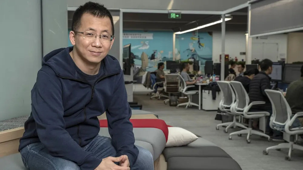 Zhang Yiming se vuelve el hombre más rico de Asia | Foto: Gilles Sabrie/Bloomberg