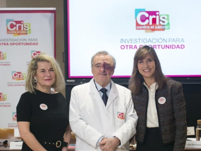 doctor-mariano-barbacid-presentando-estudio-cancer-pancreas-madrid|Foto: Infobae  La Fundación Cris Contra el Cáncer y Mariano Barbacid presentan un tratamiento con tres fármacos que elimina tumores pancreáticos en modelos experimentales