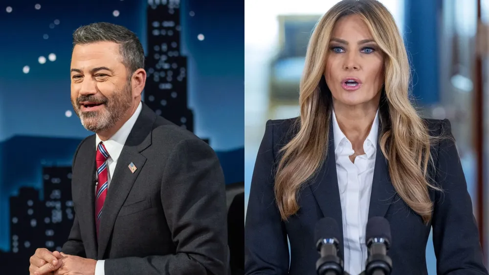 Melania Trump les pidió a Disney y ABC que despidan a Jimmy Kimmel | Foto: EFE