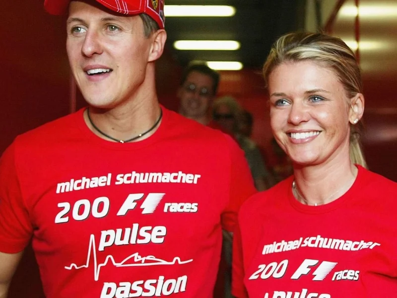 El expiloto alemán de Fórmula 1 Michael Schumacher junto a su esposa Corinna|Foto: Ok Diario