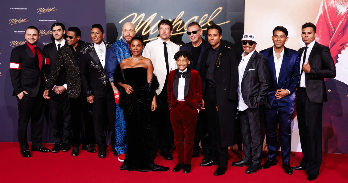 Familia Jackson en el preestreno de la película "Michael" en Berlín   Foto: EFE