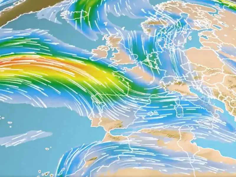 Aire frío y vientos de 100 km/h en España tras la dana Adam|Foto: Meteored