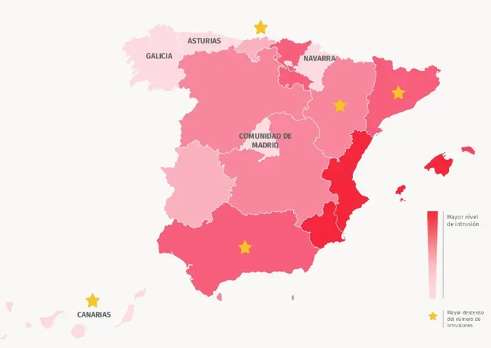 Galicia, Asturias, Navarra, Canarias y la Comunidad de Madrid, las más seguras de España|Foto: Europa Press/Securitas Di Securitas Direct: Galicia, Asturias, Navarra, Canarias y la Comunidad de Madrid, las CCAA más seguras de España 


