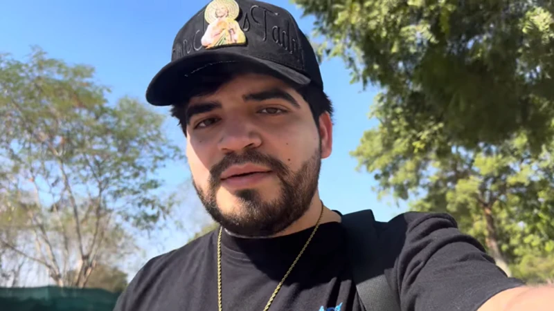 El streamer César Gastélum fué asesinado de un disparo en Culiacán, Sinaloa | Foto: Youtube