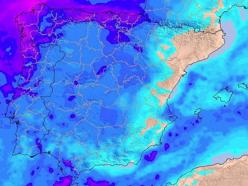 Temporal de invierno en España|Foto: ABC/Meteored La Aemet advierte de un temporal invernal con lluvias intensas, nieve y temperaturas bajo cero. Galicia, Castilla y León y Madrid, entre las zonas más afectadas esta semana