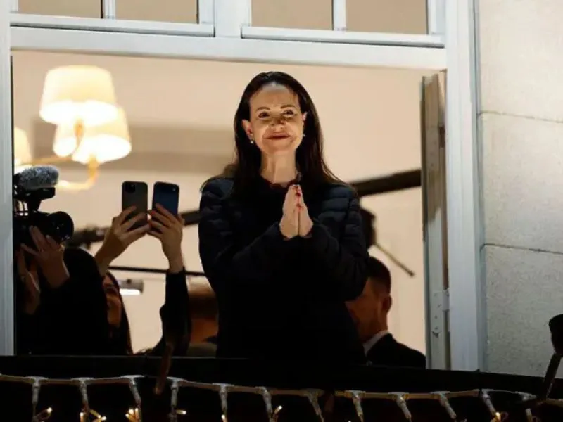maria-corina-machado-oslo-aparicion-publica|Foto: BBC Mundo/Getty Images La opositora venezolana María Corina Machado reaparece en Oslo tras más de un año en la clandestinidad