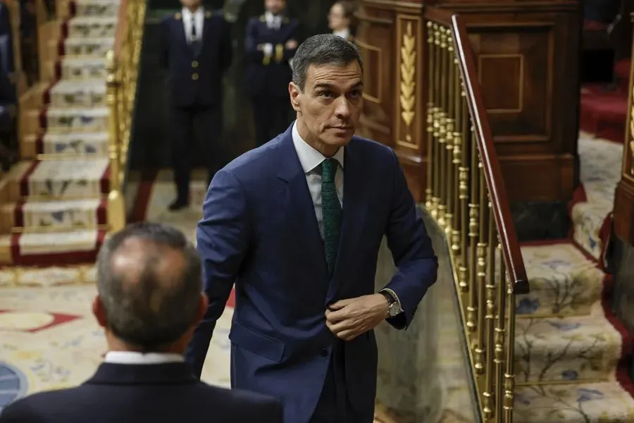 El presidente del Gobierno, Pedro Sánchez, en el Congreso | Foto: EFE/ Mariscal El presidente del Gobierno, Pedro Sánchez, responderá este miércoles en el Congreso a las preguntas de los grupos 