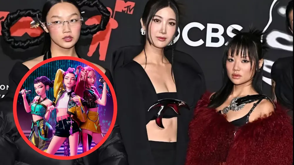 Audrey Nuna, Ejae, y Rei Ami, le dan vida a las estrellas ficticias de Huntr/x (Las guerreras K-pop) | Foto: Evan Agosti