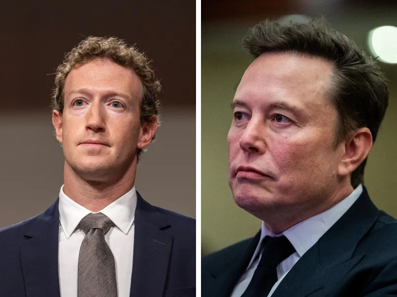 Combo de fotografías de Elon Musk y Mark Zuckerberg|Foto: EFE/Tasos Katopodis/Allison Robbert Elon Musk habría propuesto a Mark Zuckerberg participar en la compra de OpenAI por 97.400 millones de dólares. El conflicto con Sam Altman y Apple intensifica la batalla por el liderazgo en inteligencia artificial

