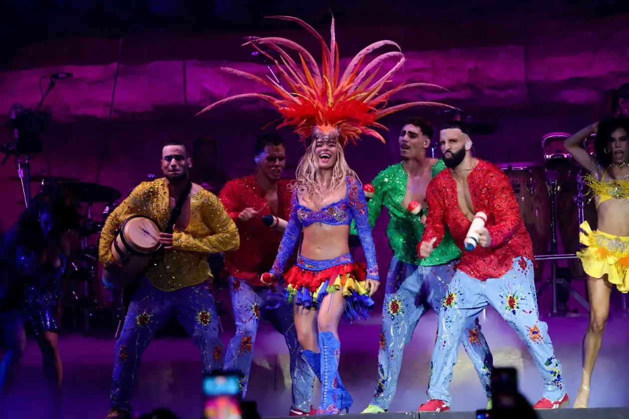Karol G en su primera presentación en Coachella 2026  Foto: EFE