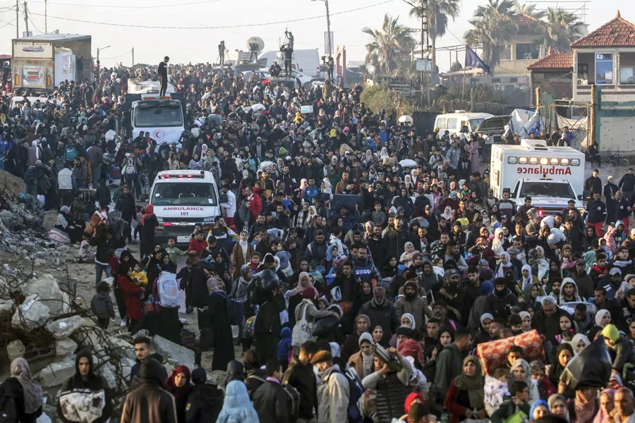 GAZA-REGRESO-NORTE | EFE/EPA/Mohammed Saber