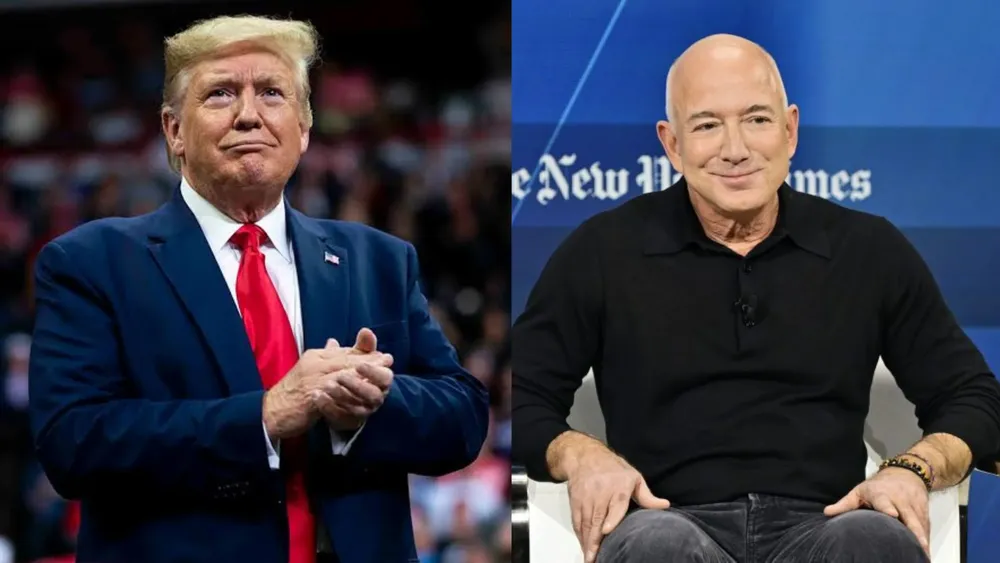 Donald Trump recibe inversión de Amazon para el documental "Melania" y Jeff Bezos defiende a pesar de perdidas | Foto: G