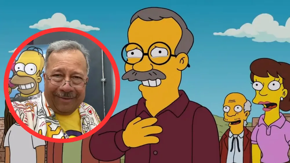El actor de doblaje Humberto Vélez tiene un cameo en un episodio de Los Simpson | Foto: Disney  El episodio "¡The Fall Guy-Yi-Yi!" de la Temporada 37 constituye un reconocimiento sin precedentes al doblaje latinoamericano, integrando al actor mexicano en el universo de la serie junto a otras figuras como Los Tigres del Norte y Alejandro González Iñárritu.