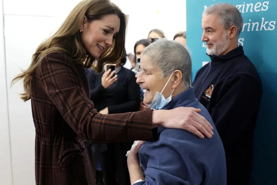 Kate Middleton - paciente del hospital Royal Marsden - Foto: El Mundo 