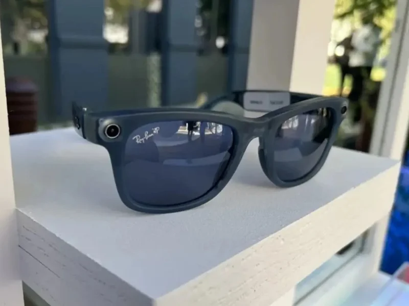 Gafas inteligentes de tecnología wearable de Meta|Foto: EFE