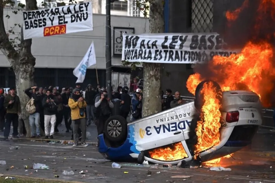 Protestas en Argentina - France 24 