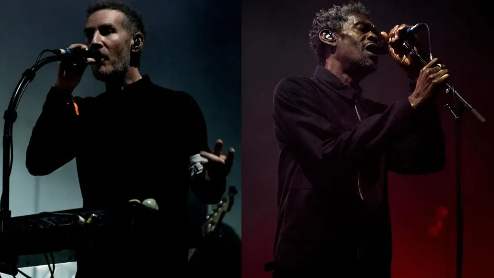 Robert Del Naja y Grant Marshall de Massive Attack|Foto: Instagram / @massiveattackofficial El dúo británico se convierte en la primera gran banda vinculada a una major que se suma a la campaña