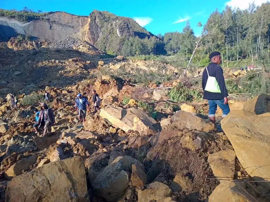 Avalancha en Papúa Nueva Guinea 