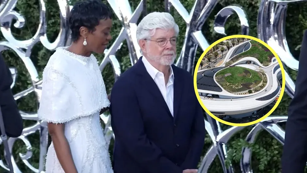 George Lucas y su esposa Melody Hobson inauguran el "Museo Lucas de Arte Narrativo" | Foto: CNN