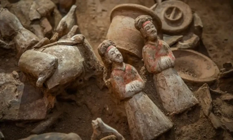 Piezas desenterradas en la provincia de Shaanxi | Foto: Instituto Provincial de Arqueología de Shaanxi