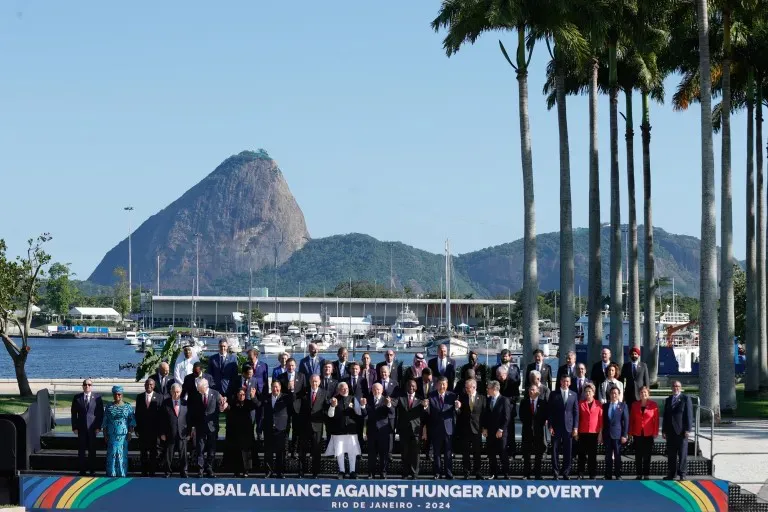 Cumbre G20 - jardines del Museo de Arte Moderno - Río de Janeiro - Brasil - EFE - André Coelho