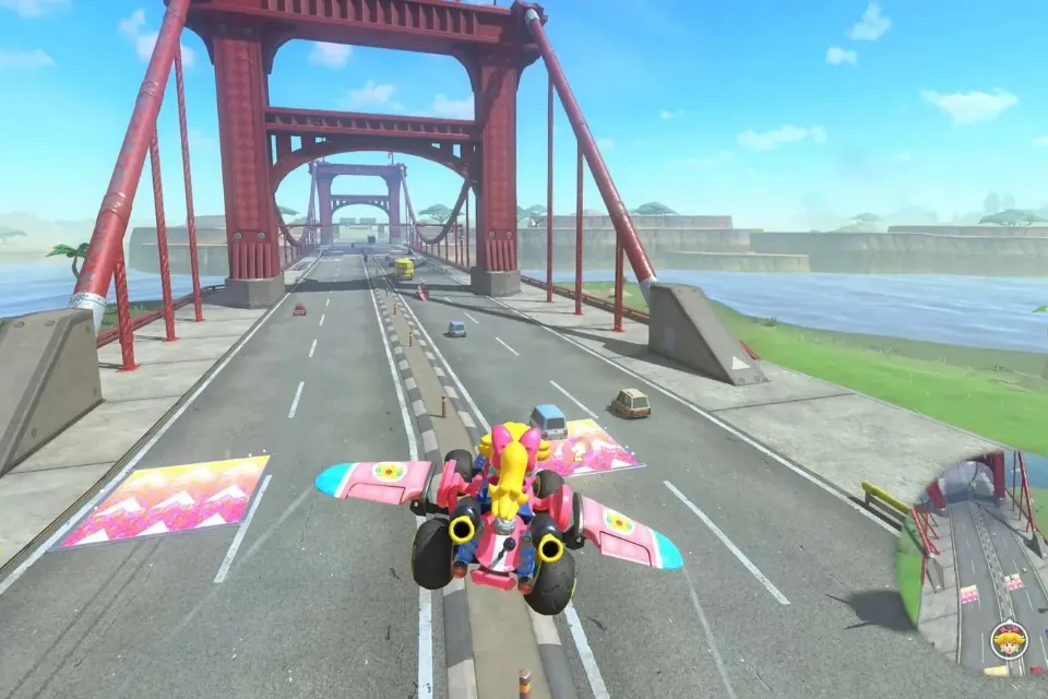 Captura de imagen de "Mario Kart World" de Nintendo Switch 2|Foto: EFE/Javier Picazo Mario Kart World para Switch 2 asombra con su mágico mundo abierto

