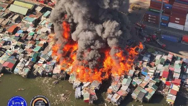 incendio-en-manila-deja-a-8000-personas-sin-hogar-EFE/Oficina Del Manejo De Reducción De Riesgo De Desastres De Manila