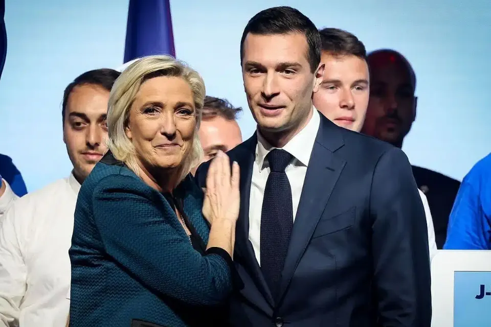 Marine Le Pen y Jordan Bardella / La Gaceta  