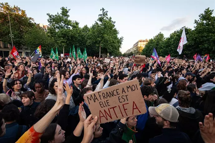 Protestas en Francia ultraderecha/ Europa Press 