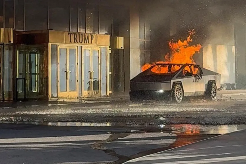 Las Vegas - Explosión - Cybertruck - Tesla - Trump Hotel - ABC News/Reuters/Alcides Antunes 