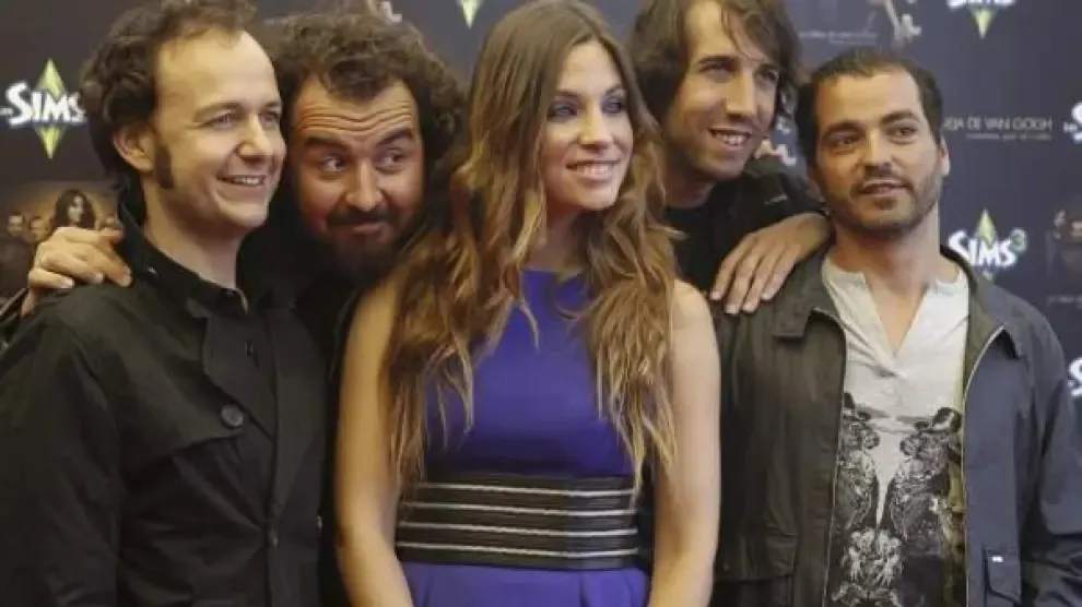 La Oreja de Van Gogh con la cantante Leire Martínez -EFE- Juan Carlos Hidalgo