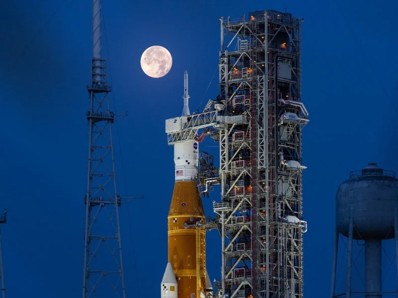 cohete-sls-artemis-rumbo-a-la-luna-nasa|Foto: NASA