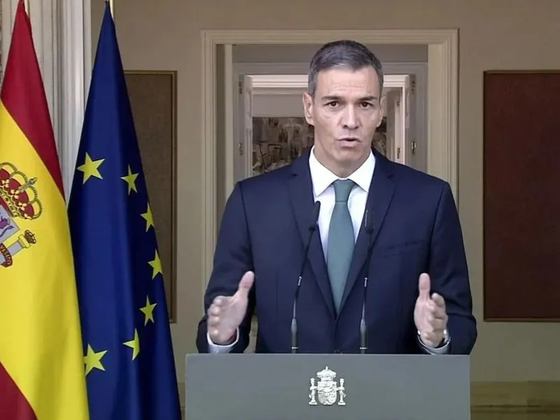El presidente del Gobierno, Pedro Sánchez|Foto: EFE/Moncloa Pedro Sánchez anuncia nueve medidas contra Israel por el conflicto en Gaza