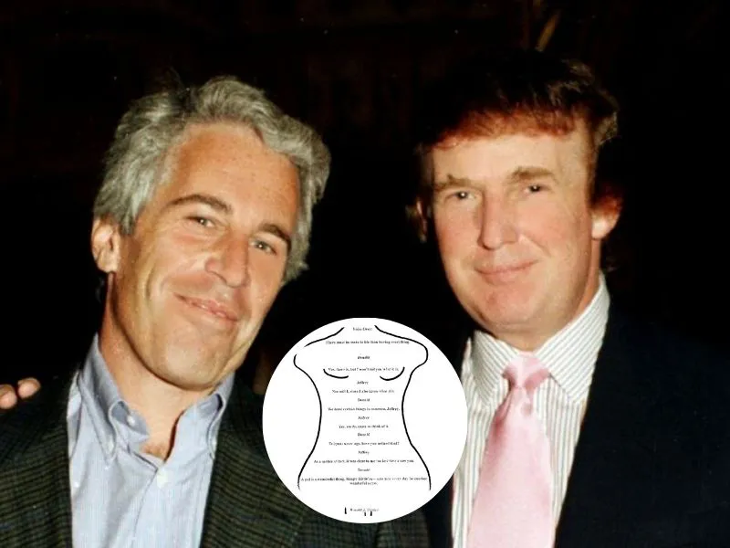 Jeffrey Epstein y Donald Trump|Foto: CNN/Getty Images Nuevos documentos del caso Epstein revelan una carta atribuida a Donald Trump