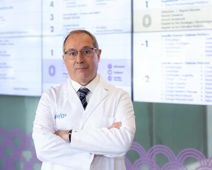 El coautor del estudio sobre el cáncer de próstata metastático resistente, Joan Carles|Foto: Europa Press/Vhio  Una combinación de fármacos frena el cáncer de próstata metastático resistente, según un estudio 