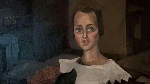El cuadro ‘Retrato de una joven’, del pintor neerlandés Toon Kelder | Foto: Arthur Brand