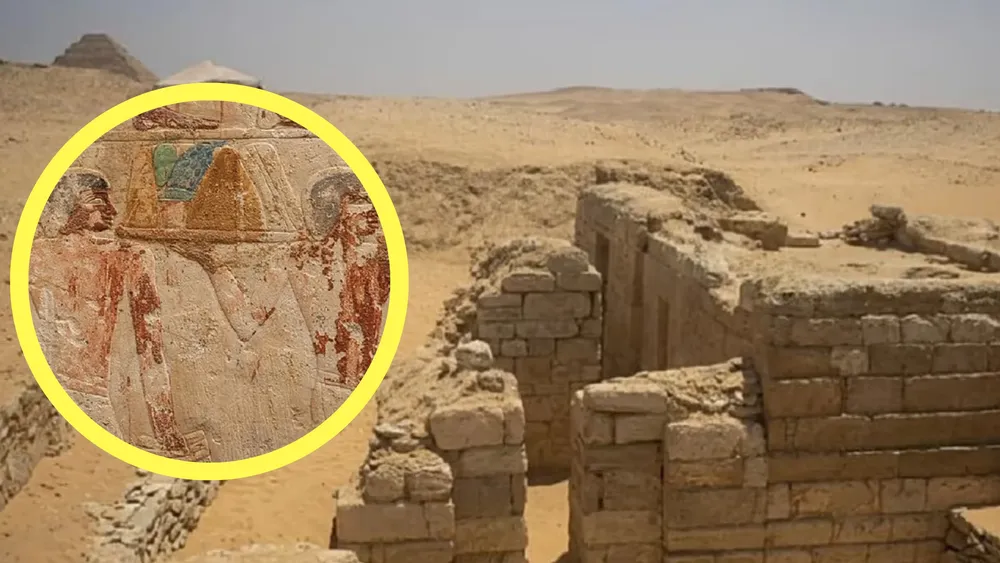 Imágenes de la excavación en el Yacimiento de Saqqara | Foto: Ministerio de Turismo y Antigüedades de Egipto