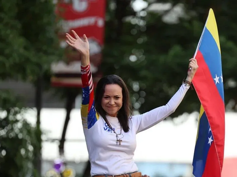 La líder opositora María Corina Machado, Premio Nobel de la Paz 2025|Foto: EFE/Miguel Gutiérrez La líder opositora de Venezuela María Corina Machado gana el Nobel de la Paz 2025 

