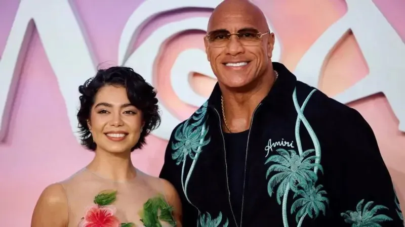 Moana 2 - Auli'i Cravalho y Dwayne Johnson - BBC Mundo - Getty Images
