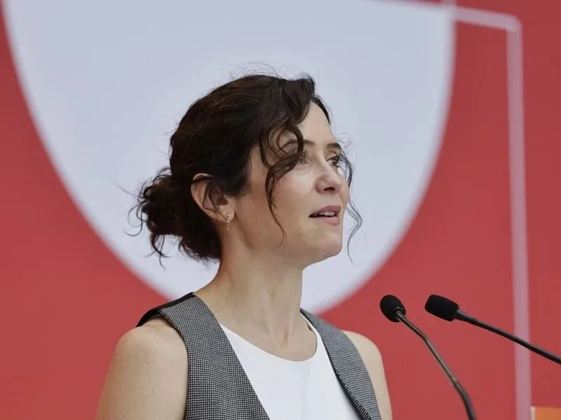 La presidenta de la Comunidad de Madrid, Isabel Díaz Ayuso, durante una intervención ante los medios|Foto: EFE 