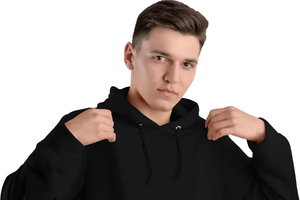 Hombre vestido de negro