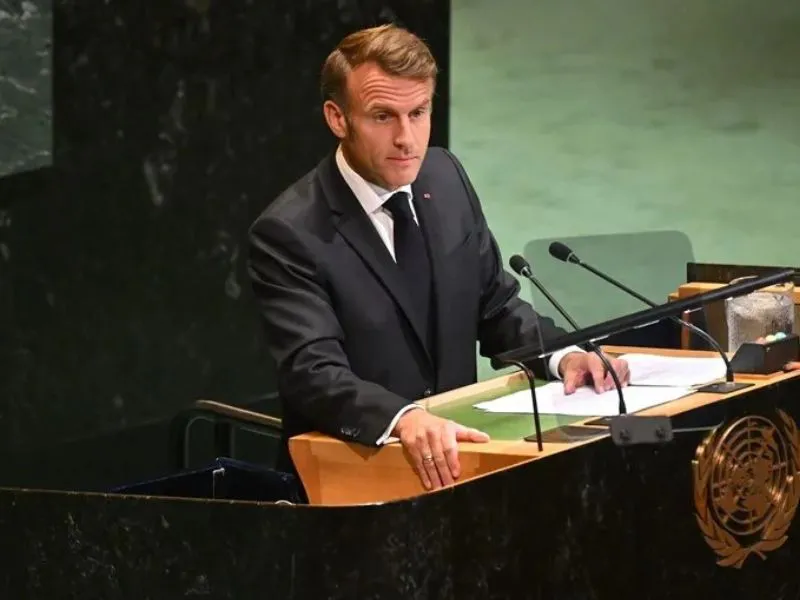 El presidente de Francia, Emmanuel Macron|Foto: EFE/Lukas Coch Francia reconoce al Estado de Palestina en la ONU: se suman también otras naciones 