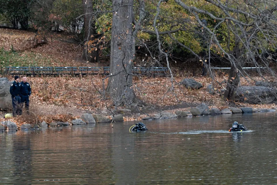Policía de Nueva York- lago de Central Park- Foto: EFE/EPA/Justin Lane
