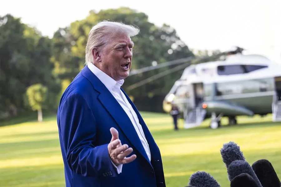 El presidente de Estados Unidos (EEUU), Donald Trump|Foto: EFE/EPA/Jim Lo Scalzo Trump critica a España por su nivel de gasto Defensa: «se ha convertido en un problema»