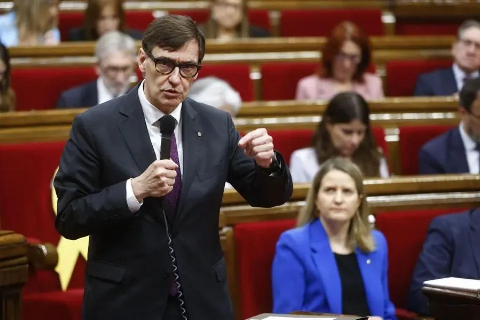 El presidente de la Generalitat de Cataluña, Salvador Illa|Foto: EFE/Quique García Cataluña cierra su oficina comercial en Tel Aviv por la ofensiva de Israel en Gaza