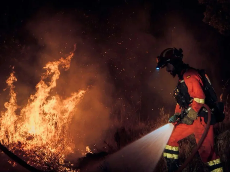 Investigan el origen del mayor incendio de España en Ávila|Foto: @DelegGobCYL 